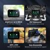 5-дюймовый мотоциклетный беспроводной CarPlay и Android Auto съемный мотоциклетный приборный щиток водонепроницаемый экран GPS-навигации цифровой дисплей