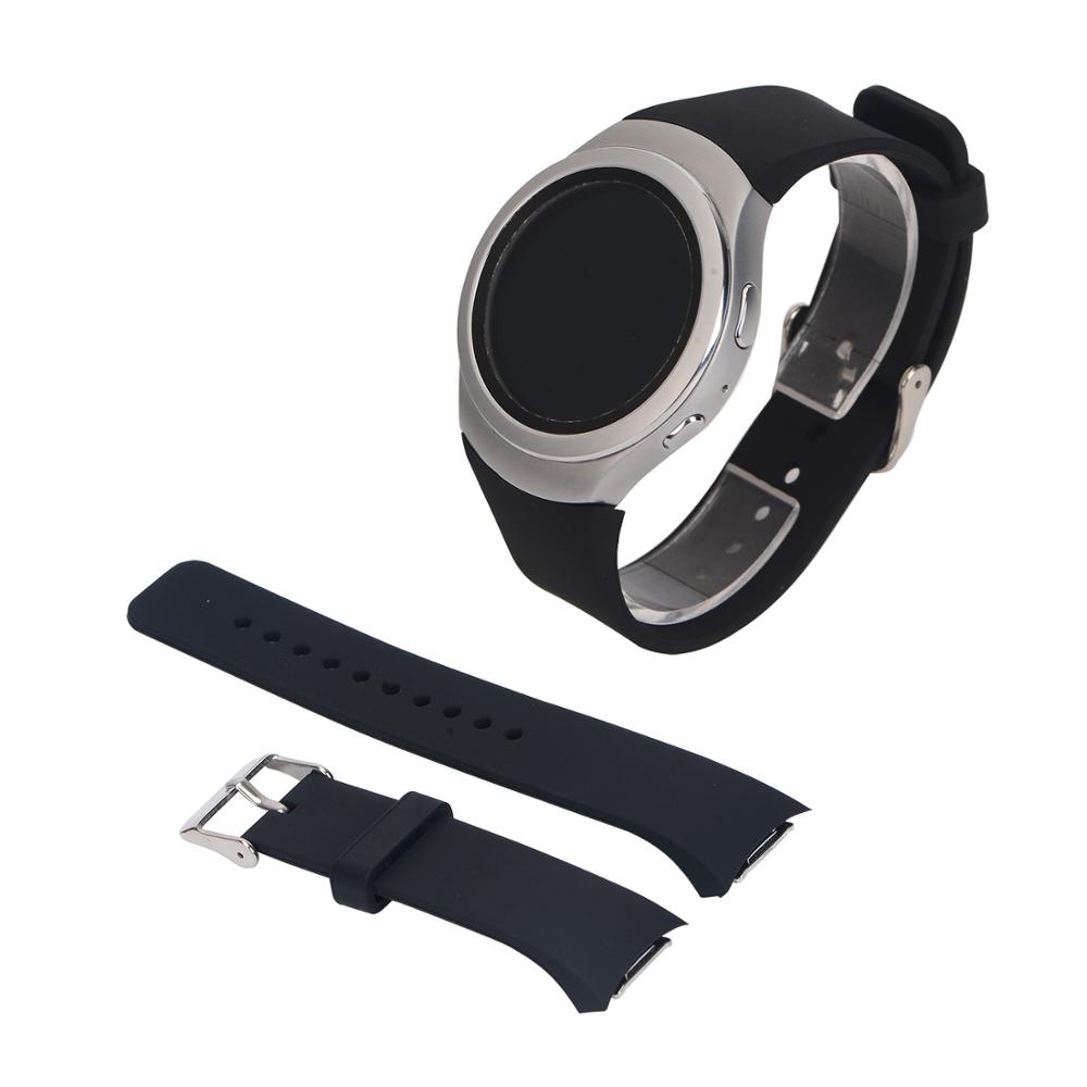 Для Samsung Gear S2 Sport Strap/Samsung galaxy watch band R720 R730 Smart Watch Band силиконовый браслет на запястье ремешок для часов Correa