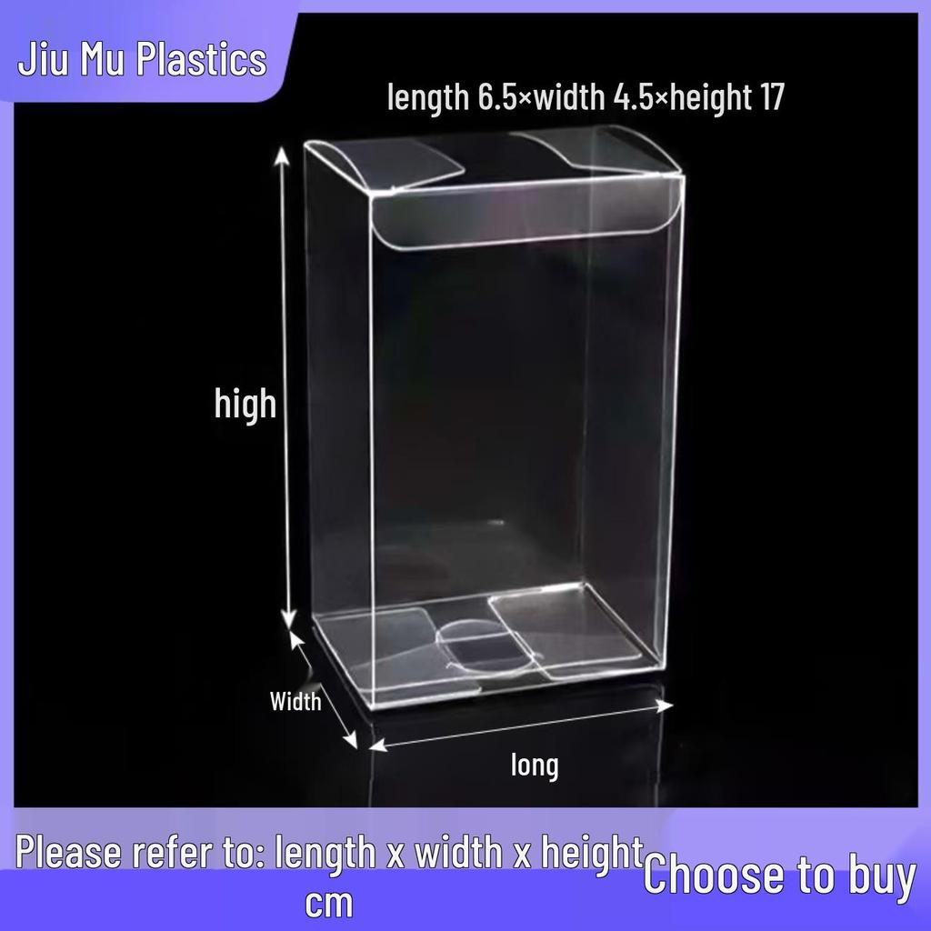 Universal PET/PVC Transparent Folding Storage Box for Daily Necessities with Logo Printing Option