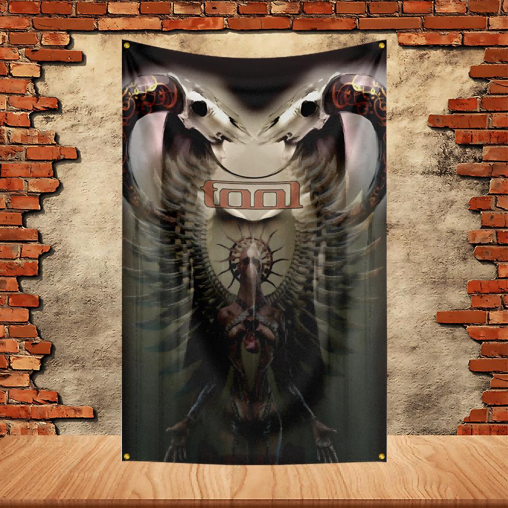 Tool Band Party Flag Polyester Printed Flag Banner Tapestry for Garden Garage Decoration Concert Flag