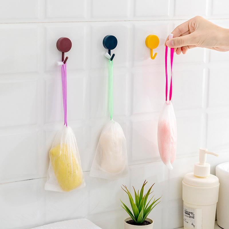 Soap Mesh Foaming Net Home Living Face Washing Bathing Accessories Net Bag Soap Net Women Men Hand Soap Mesh Soap Net Bubble Pouch  Accessories