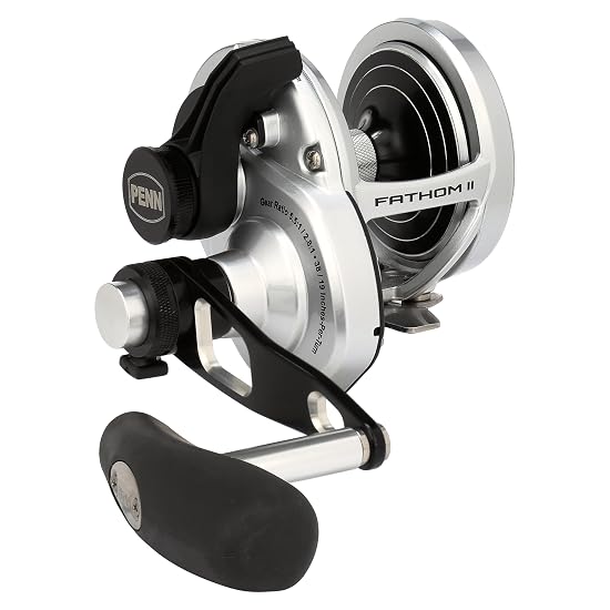 PENN Fathom II 2-Speed 25NLD2 Narrow Spool Offshore Robust Durability