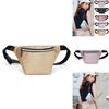 Модная однотонная нагрудная сумка с блестящими пайетками и мягкой искусственной кожей для женщин