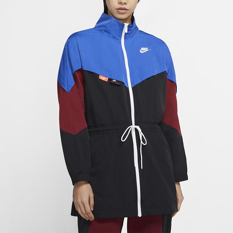 Nike Беговая тканая куртка женская куртка Game-Royal CJ2047-480