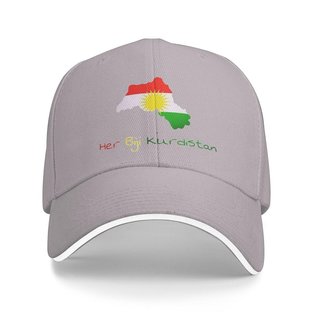 Unisex Kurdistan Map Outdoor Hat Summer Sun Baseball Caps Casual Baseball Cap 2026 Sports Hats