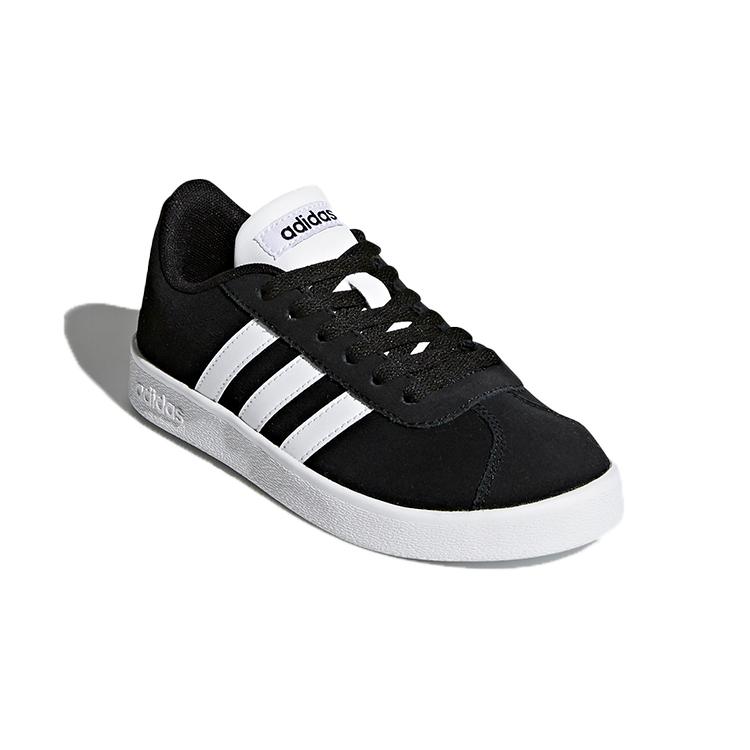 adidas Кеды для скейтбординга Neo VL Court 2.0 K Низкие Черно-белые Детские DB1827