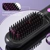Беспроводной выпрямитель для волос, щетка с 2 регулируемыми температурами, быстрый нагрев, USB-зарядка, портативная горячая щетка с отрицательными ионами, электрическая расческа для укладки вьющихся волос