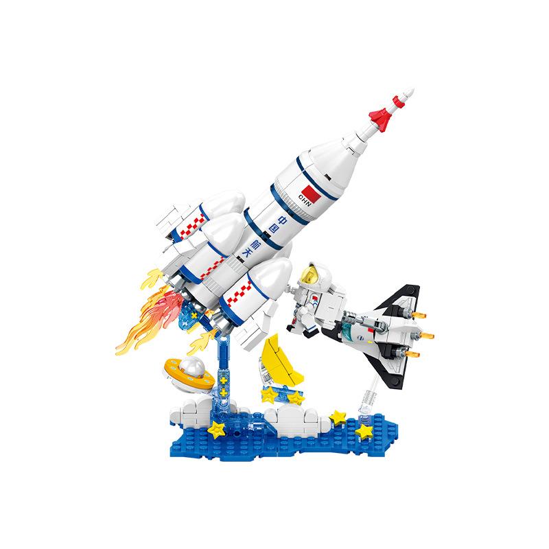 Ракета Space Long March совместима с детскими забавными игрушками из лоскутного шитья