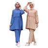 Idodo Plus Size Two-Piece Muslim Set, Middle East/Southeast Asia Retro Style, 21030#