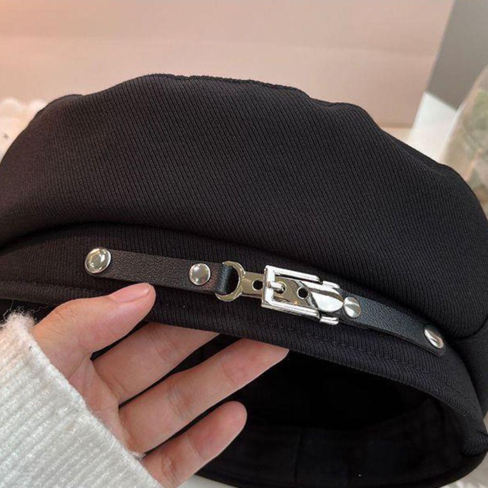 Металлическая цепочка плиссированная шляпа-берет солнцезащитная плиссированная восьмиугольная кепка шляпа художника облаков на открытом воздухе