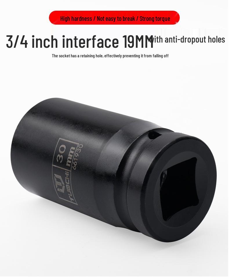 16-Piece 3/4" Drive Heavy-Duty Pneumatic Impact Socket Set (17-50mm)