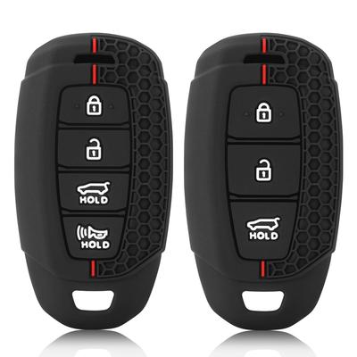 Силиконовый чехол для автомобильного брелока, чехол для брелока Hyundai I30 Ix35 KONA Encino Solaris Azera Grandeur Ig Accent Santa Fe Palisade