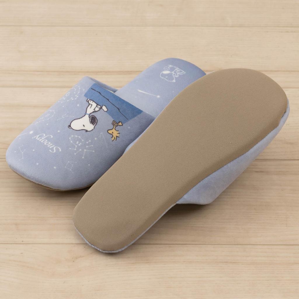 Тапочки для туалета Starry Sky Snoopy Blue Grey Один размер подходит большинству [Senko]