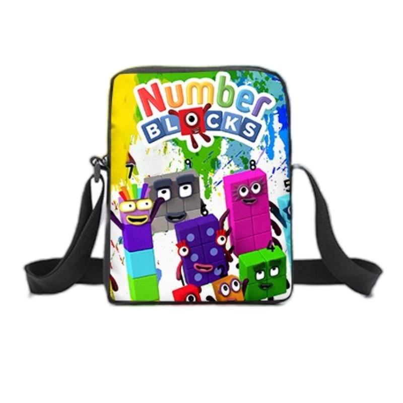 Рюкзак Numberblocks с застежкой-молнией и вместимостью 20 л, устойчивый к износу