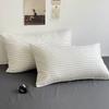 Bed Linen Bed Sheets Set Stripes Duvet Suit Cover Set Quilt Cover Bed Sheet Quilt Sets Queen Size Ins Blogger Comforter Sets