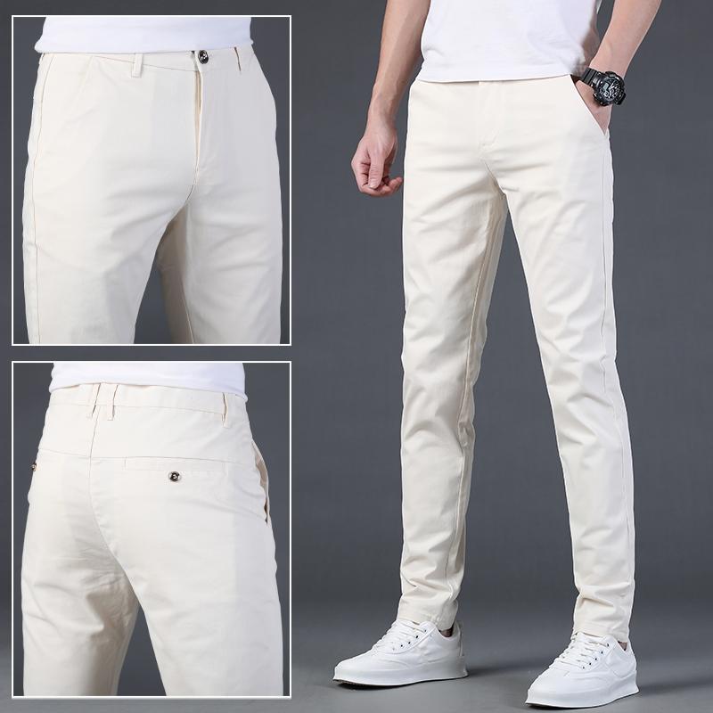 Spring Casual Pants Men's Slim-fit Feet Pants Fashion Korean Version of The Stretch All-match Men's Trousers