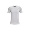 Rush Series Solid Color Logo Training Slim Fit Printed T-Shirt Men Tops Halo-Gray 1361130-014