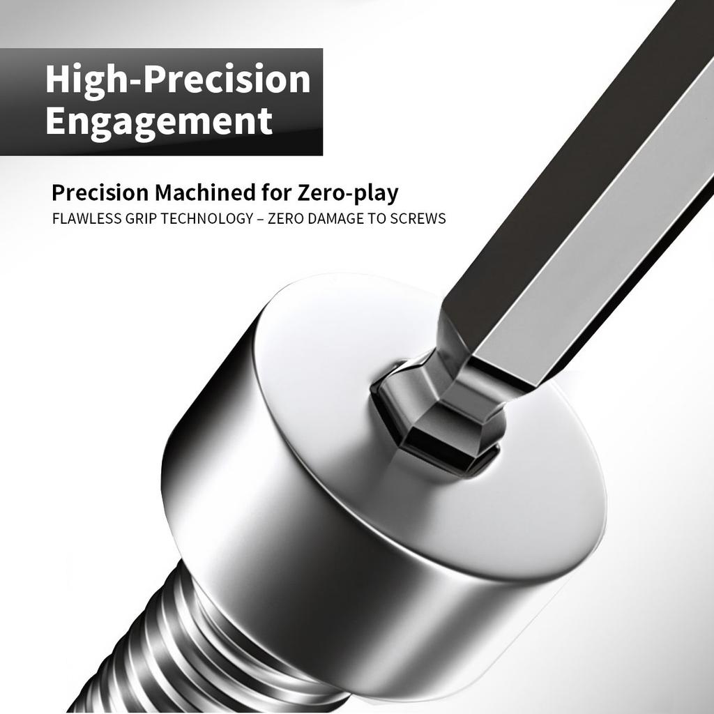 Набор шестигранных ключей 9 шт. Шестигранный Универсальный Метрический Длинный Шарообразный Torx L Плоская головка Отвертка Гаечный ключ Инструмент для ремонта автомобиля Короткий рычаг