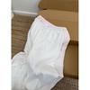 ins casual style high waist lace-up linen wide-leg pants women's summer 1011 new thin drape slack home pants
