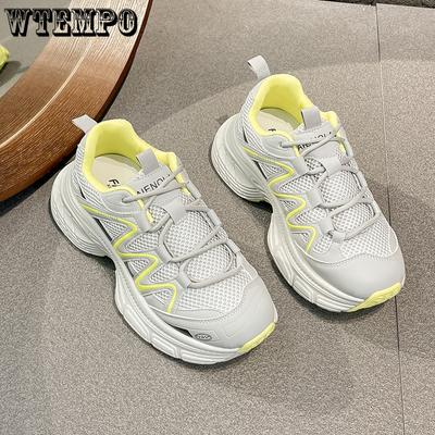 Женская спортивная обувь осень толстая подошва новая студенческая удобная универсальная повседневная спортивная обувь