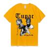 Rared Tupac 2pac T-Shirt Cotton T-Shirt Casual Tee Streetwear Summer O-neck Short Sleeves Luxury Brand WoClothing