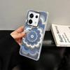 Чехол для Xiaomi Redmi Note 14S 4G, 13 Pro 5G, 13 Pro, POCO X6 5G, POCO M6 Pro 4G, Радужный градиентный цветочный прозрачный чехол, Ударопрочная защита объектива камеры
