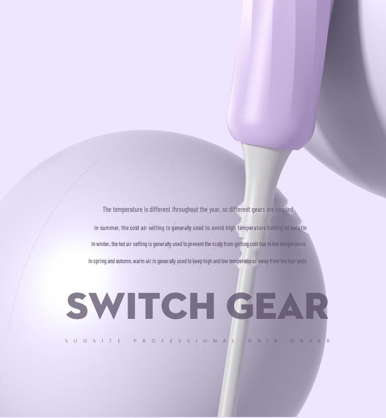 Фен высокой мощности с цифровым дисплеем, интеллектуальной регулировкой температуры и технологией Blue Light Ion