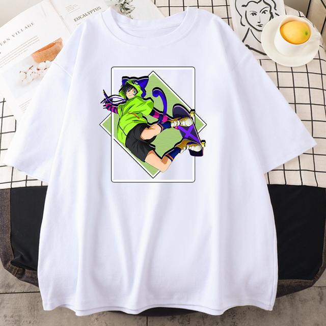 Anime Sk8 Reki Kyan Langa Hasegawa Clothing Women Loose Crewneck T -Shirt Summer Fashion Breathable Casual Loose Unisex T -Shirt