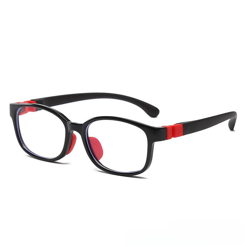 Детская съемная силиконовая оправа для очков – унисекс детские плоские мягкие очки против синего света для студентов