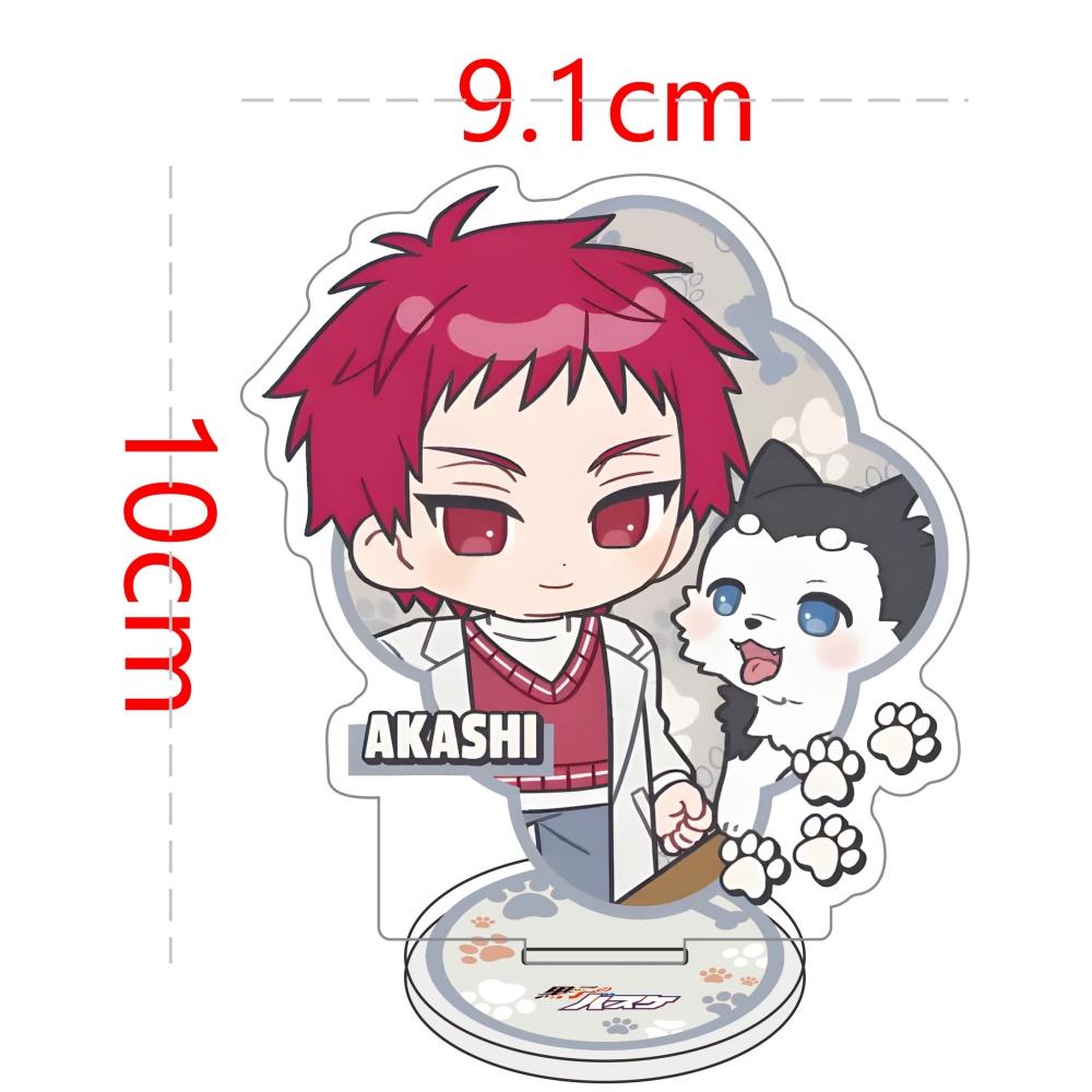 Anime Kuroko's Basketball Tetsuya, Taiga, Shintaro Midorima, Seijuro Atsushi, Kazunari Acrylic Stand Figure Model Plate Keychain