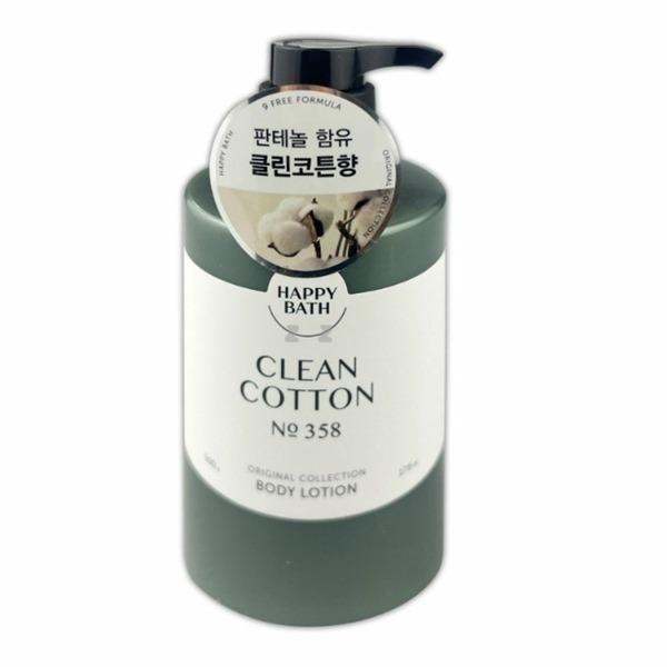 HAPPY BATH Лосьон для тела Чувствительная кожа Крем для тела Хлопковый аромат 500 г (WD460AF)