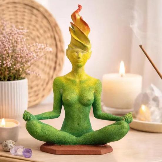 3D-печатные статуэтки йоги, скульптура женщины-йоги, фигурки для медитации и йоги, декоративное украшение-фигурка йоги для дзен-сада, студии йоги