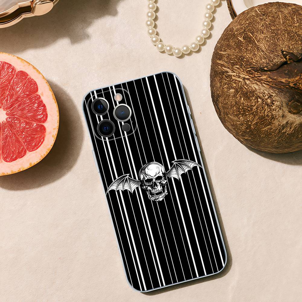 A-Avenged S-Sevenfold Rock Прозрачный Силиконовый Мягкий TPU Чехол для Телефона Для Iphone 17 16 15 14 Plus 13 12 Mini 11 Pro Max Накладка Capa