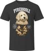 Pyredoodle Origin Story Funny Big Dog Tee T-Shirt