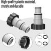 1 комплект, сменный адаптер для шланга, многоразовый соединитель для шланга для бассейна, прочный резьбовой соединительный насос, детали для бассейна