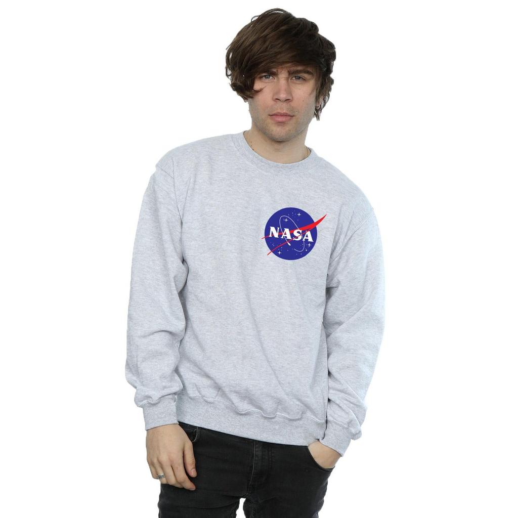 NASA Mens Classic Insignia Chest Logo Sweatshirt