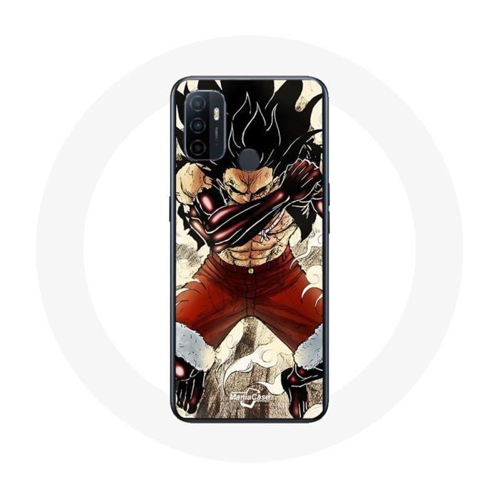 Case for Oppo A53 Luffy Gear 5 One Piece Anime Manga
