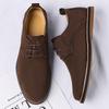 Men Brogue Casual Dress Shoes Soft Faux Leather Upper Non Slip Rubber Sole Business Walking Shoes Large Size Daily Office