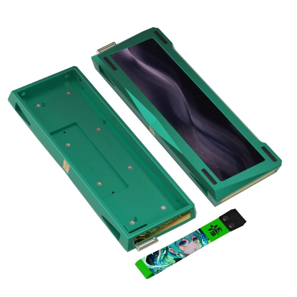 YODALL Aluminum Mechanical Keyboard Case Personalized Custom Modified Keyboard Case for GH60/Wooting60HE60HE+/RAKKA/GATERON GT60