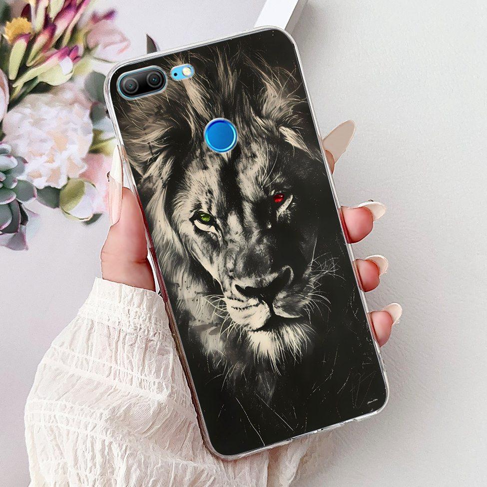 Прозрачный чехол для Honor 9 Lite Милый Кот Модные Цветы Смешная Расписная Задняя Крышка Для Чехла Телефона Honor 9Lite LLD-L21 LLD-L31 LLD-L11