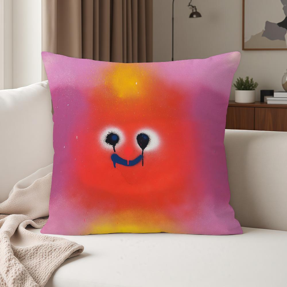Trendy Graffiti Art JJon BBurgerman Pillow Case Suitable For Bedrooms Living Rooms Cars Home Decoration