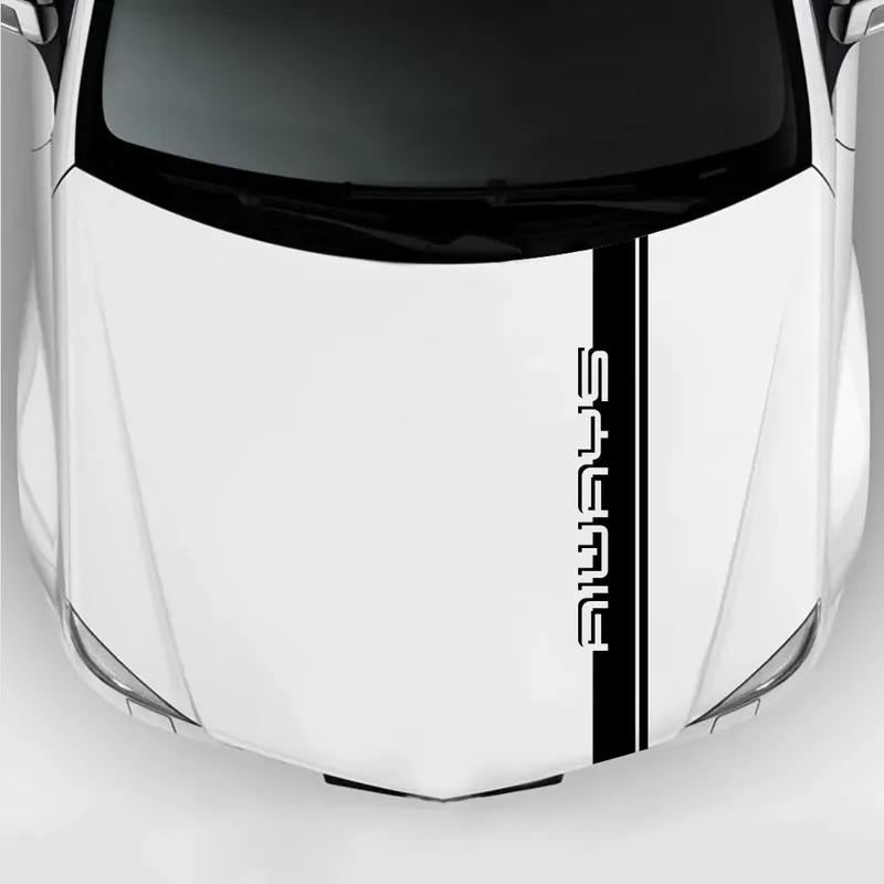 Car Hood Bonnet Cover Sticker For Aiways U5 PRO U6 U7    Motor Sport Vinyl Decor Decals Auto Tuning Accessories