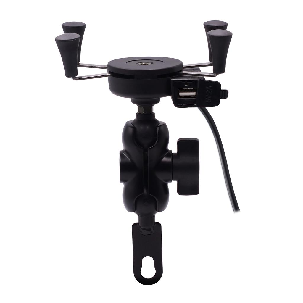 X-shaped Waterproof 9V To 24V USB Motorcycle Bracket Motorcycle Charger