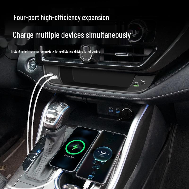 21-23 Highlander/Crown Land Cruiser USB-зарядка: Умное расширение быстрой зарядки.