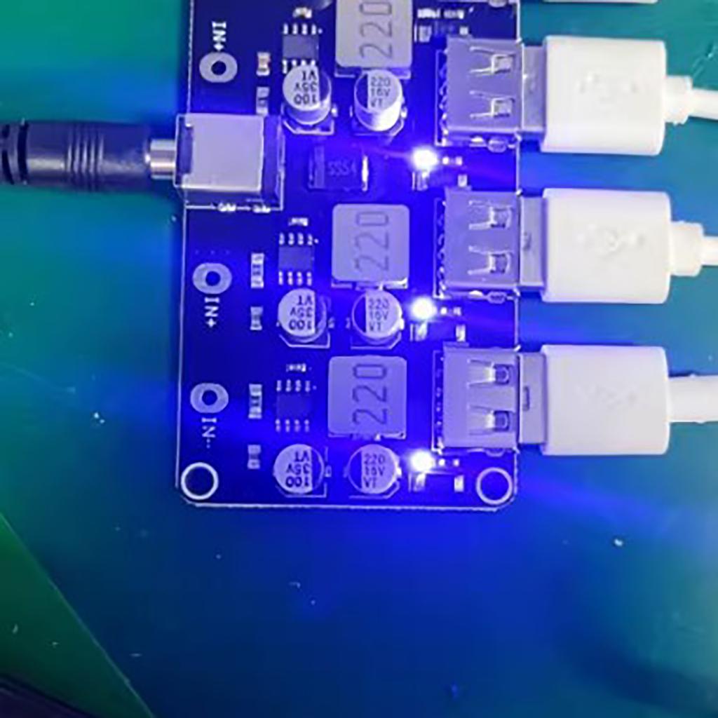 USB QC3.0 QC2.0USB понижающий преобразователь для быстрой зарядки, эффективный источник питания для нескольких устройств, вход 12 В 24 В