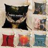 Hot Band IImagine Dragons Pillow Case Natural Linen DoubleSided Printing Sofa Home Decor Cushion Cover