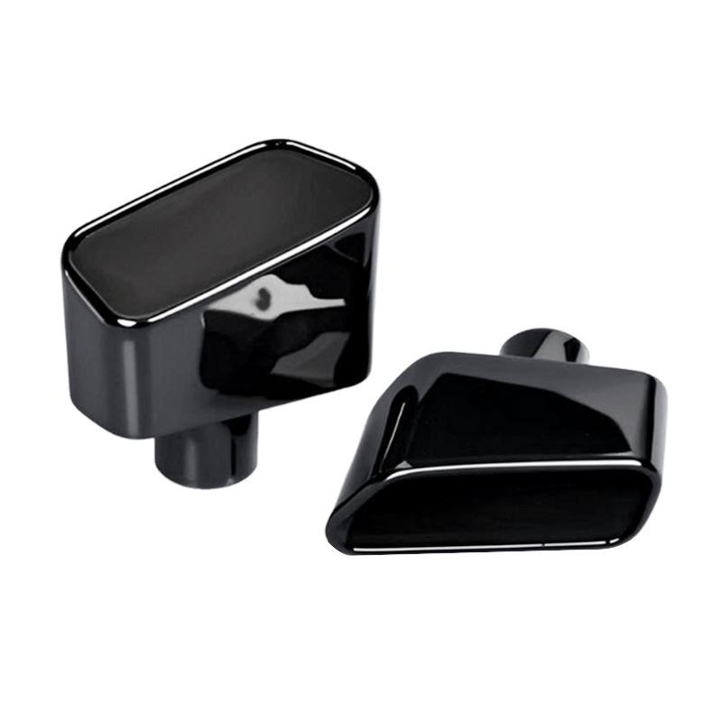 Автомобильная черная титановая выхлопная труба из нержавеющей стали с квадратным выходом для BMW