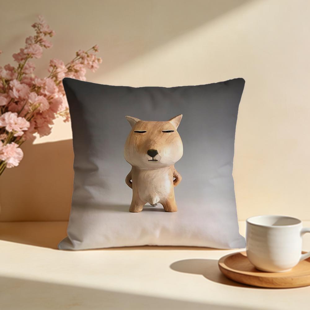 Elusive Tibetan Fox Cushion Cover Soft Pillow Cases for Home Bedroom Living Room Sofa
