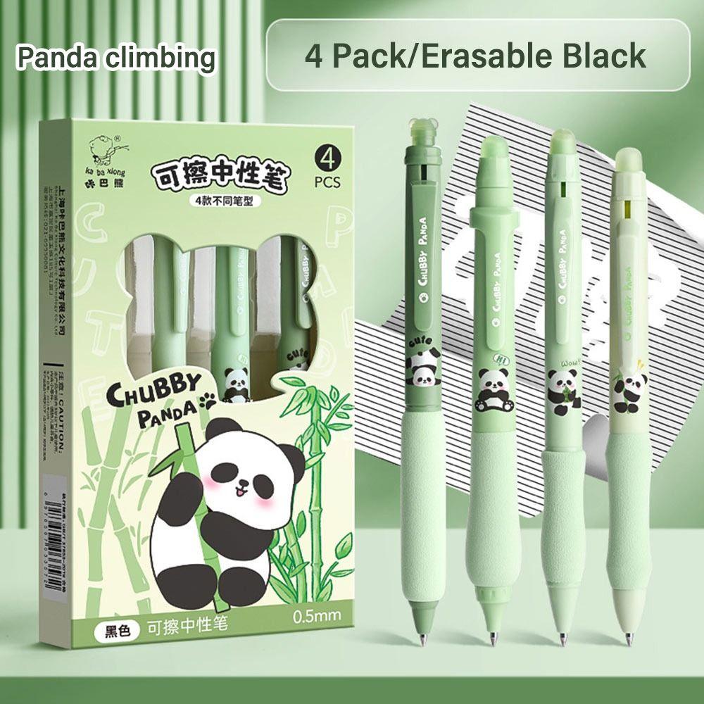 4PCS/Box Erasable Gel Pen Soft Cloud Grip Erasable Pen Creative Writing Tools  School Office
