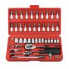 46-Piece Household Socket and Wrench Set for Auto Repair and Maintenance